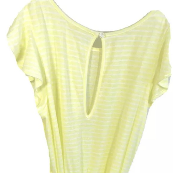 Copper Key Romper XL Girls Yellow Stripe NWT $39 - Picture 2 of 7